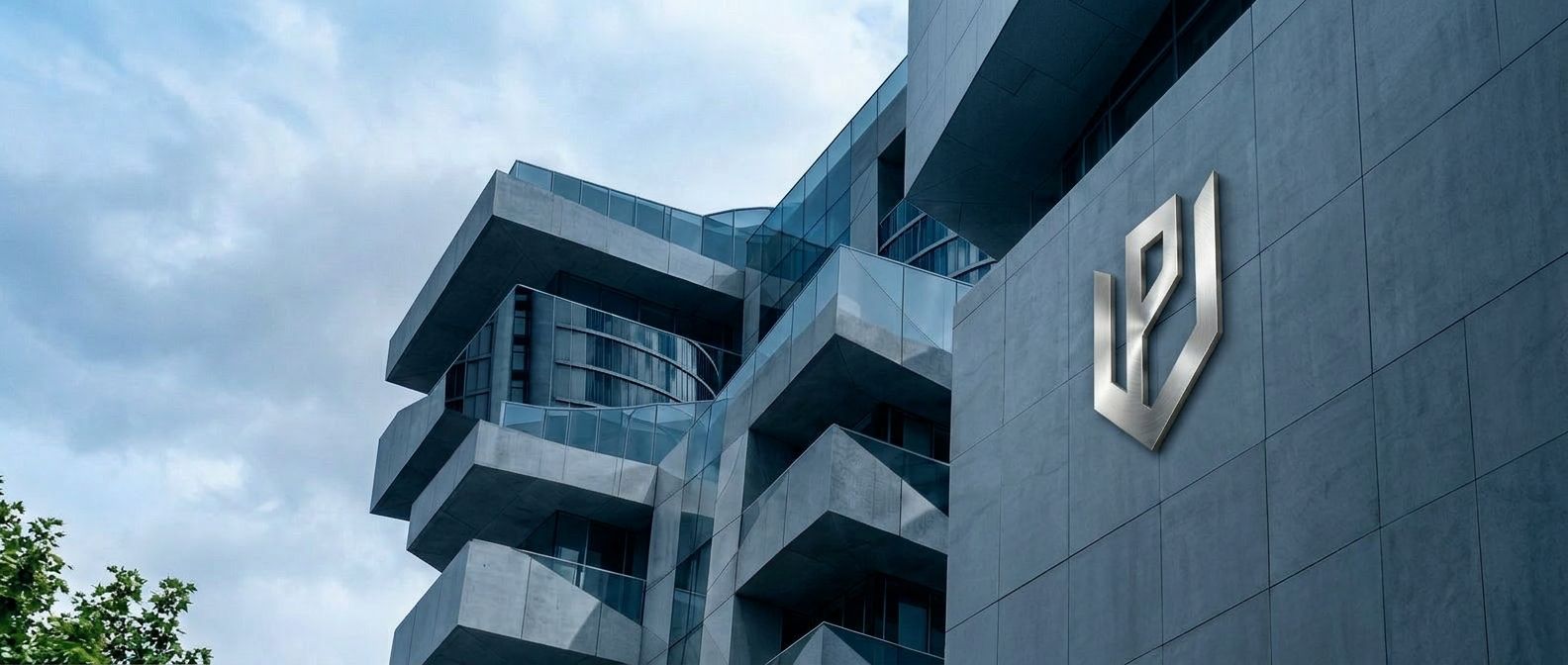 Modern PRO-VEST business building exterior
